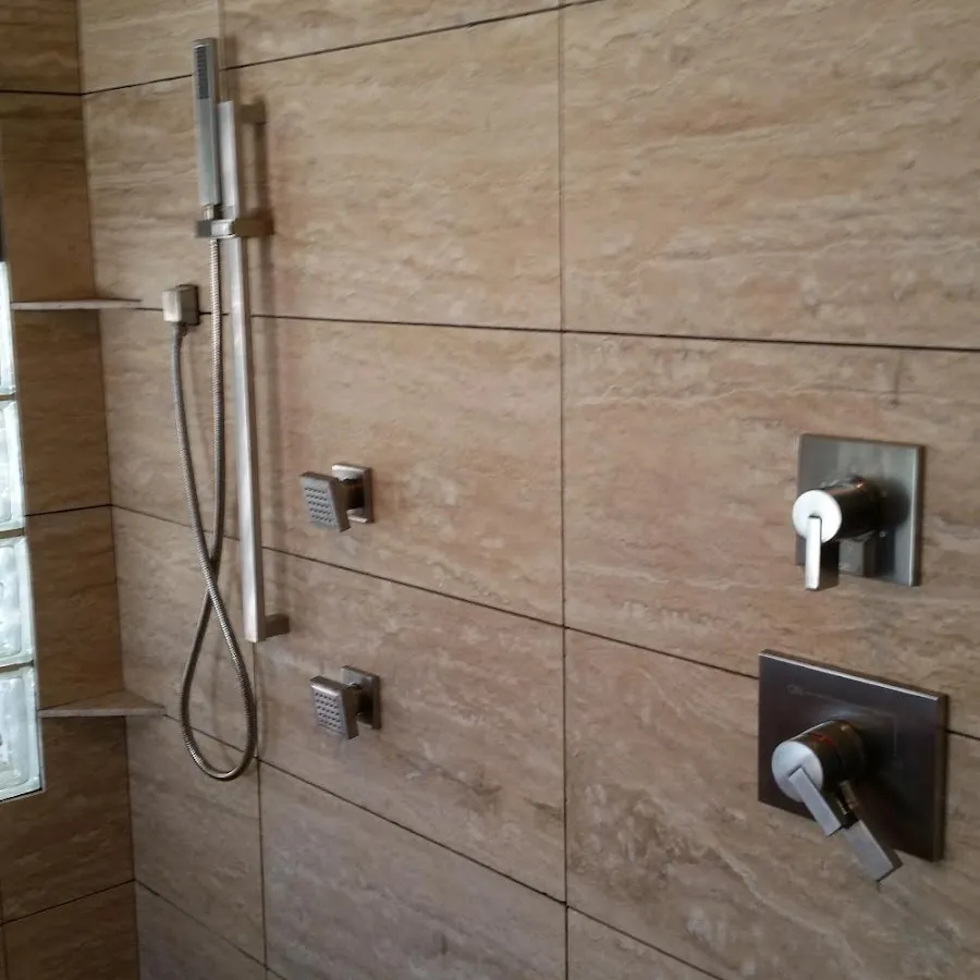 Shower fixture installation for Water Heater Replacement in Manvel